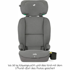 Kindersitz i-Irvana ab 15 Monate - 12 Jahre (76 cm - 150 cm) inkl. Isofix - Thunder - Kollektion 2025