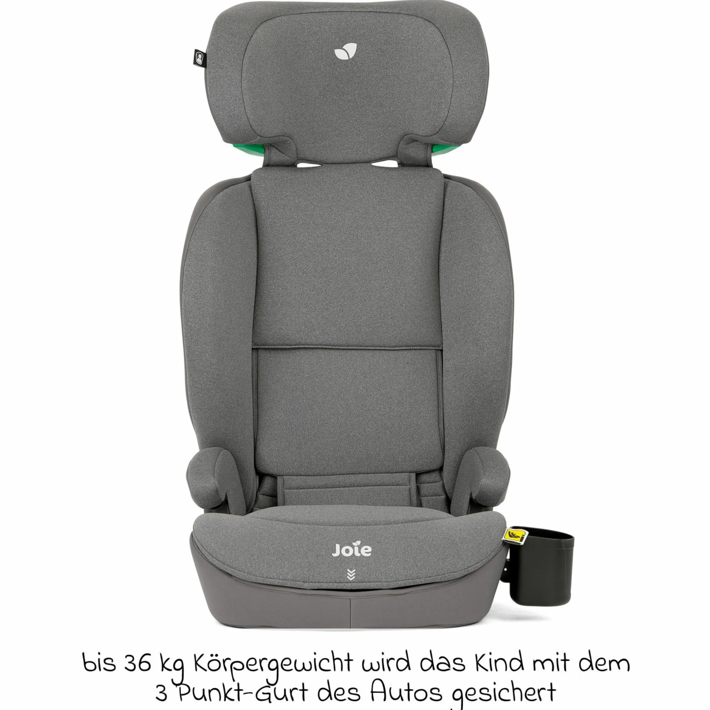 Kindersitz i-Irvana ab 15 Monate - 12 Jahre (76 cm - 150 cm) inkl. Isofix - Thunder - Kollektion 2025