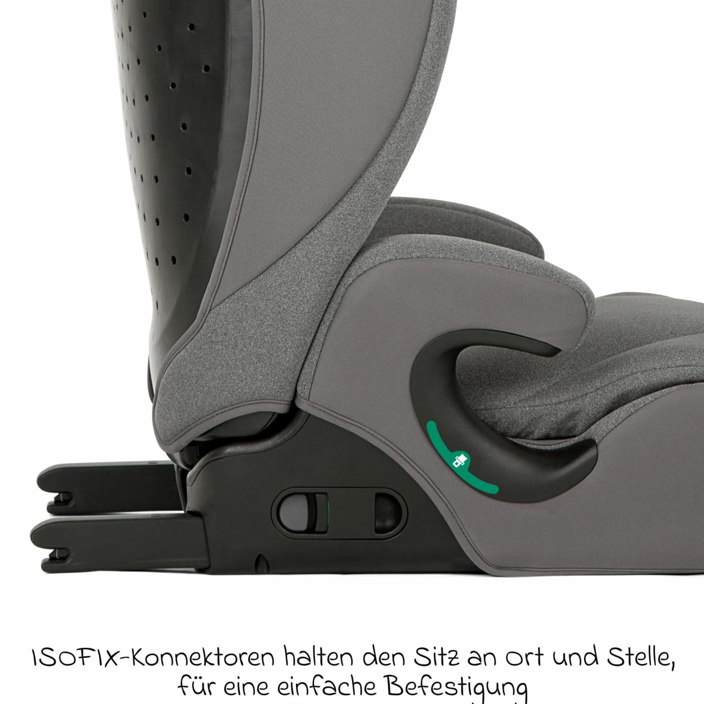 Kindersitz i-Irvana ab 15 Monate - 12 Jahre (76 cm - 150 cm) inkl. Isofix - Thunder - Kollektion 2025