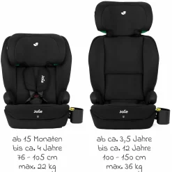 Kindersitz i-Irvana ab 15 Monate - 12 Jahre (76 cm - 150 cm) inkl. Isofix - Shale - Kollektion 2025