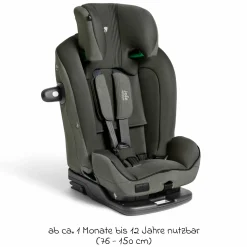 Kindersitz i-Plenti i-Size ab 15 Monate - 12 Jahre (76 cm-150 cm) inkl. Isofix & Top Tether - Signature - Evergreen