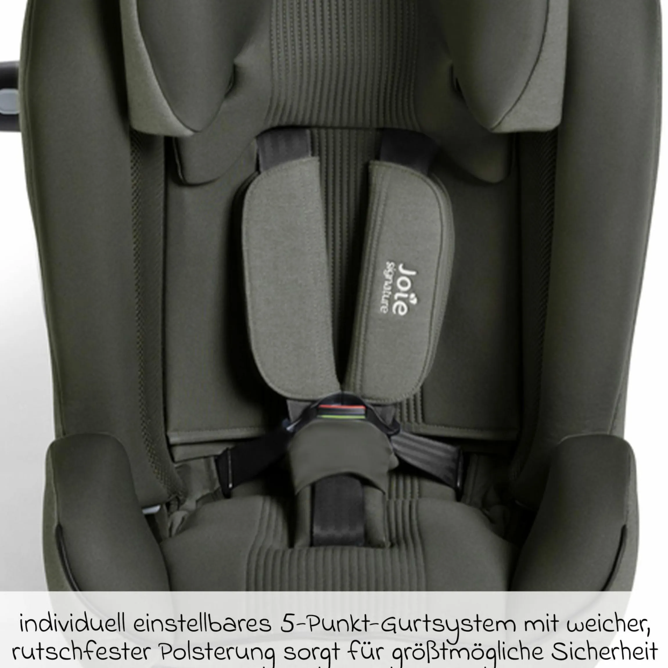 Kindersitz i-Plenti i-Size ab 15 Monate - 12 Jahre (76 cm-150 cm) inkl. Isofix & Top Tether - Signature - Evergreen