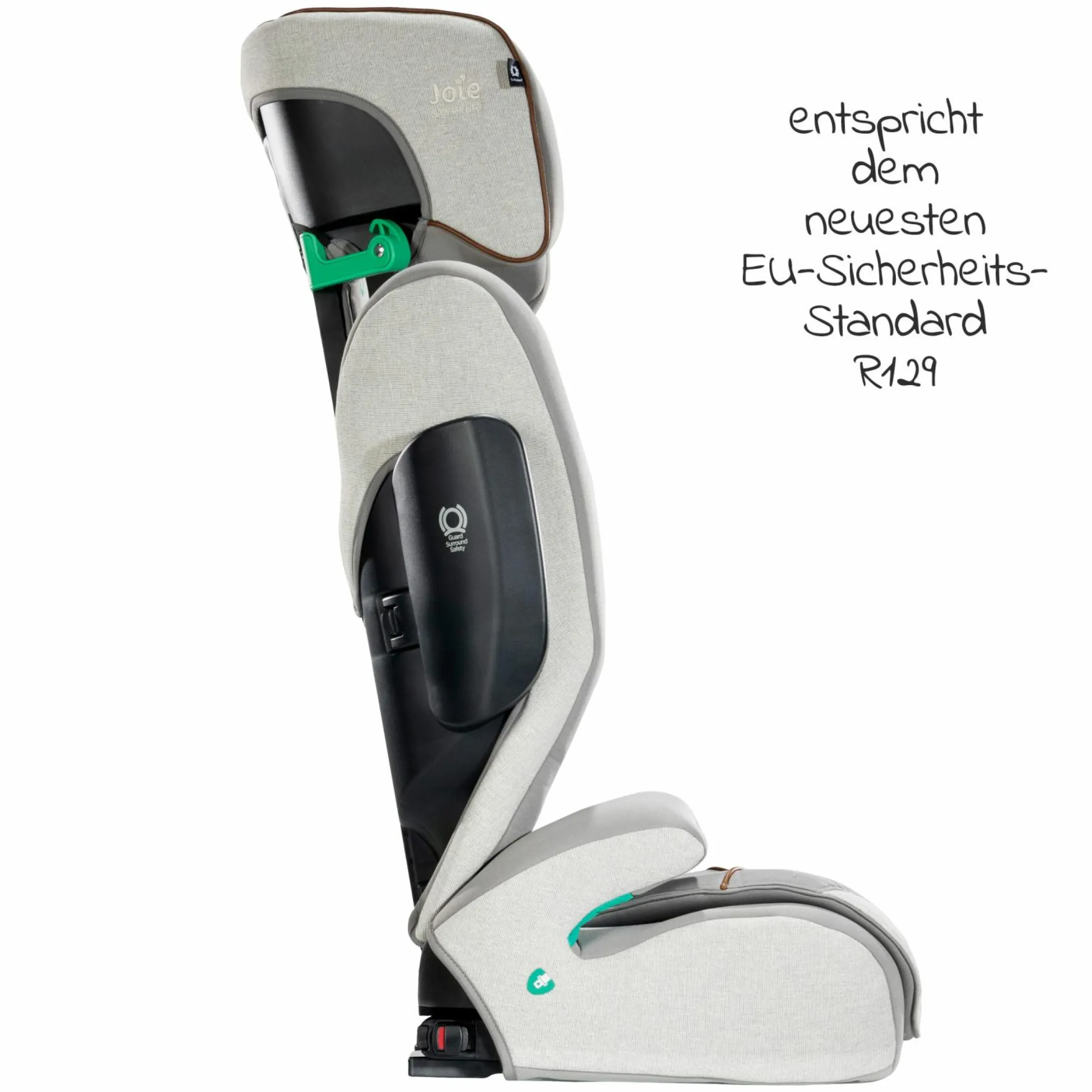 Kindersitz i-Traver i-Size ab 3,5 Jahre - 12 Jahre (100 cm - 150 cm) nur 5,6 kg leicht inkl. Isofix - Signature - Oyster