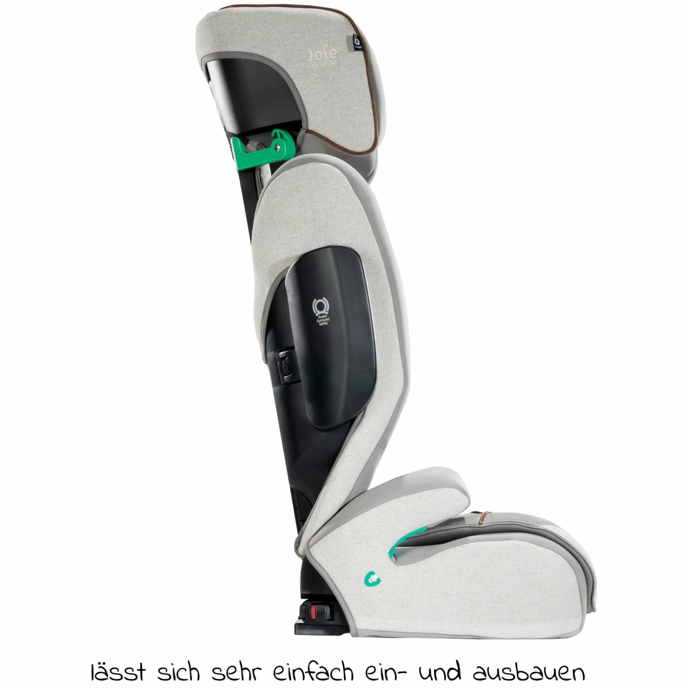 Kindersitz i-Traver i-Size ab 3,5 Jahre - 12 Jahre (100 cm - 150 cm) nur 5,6 kg leicht inkl. Isofix - Signature - Oyster