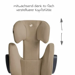 Kindersitz i-Traver i-Size ab 3,5 Jahre - 12 Jahre (100 cm-150 cm) inkl. Isofix - Signature - Sandstone