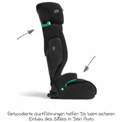 Kindersitz i-Traver i-Size ab 3,5 Jahre - 12 Jahre (100 cm-150 cm) inkl. Isofix - Signature - Eclipse