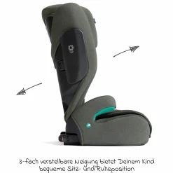 Kindersitz i-Traver i-Size ab 3,5 Jahre - 12 Jahre (100 cm-150 cm) inkl. Isofix - Signature - Evergreen