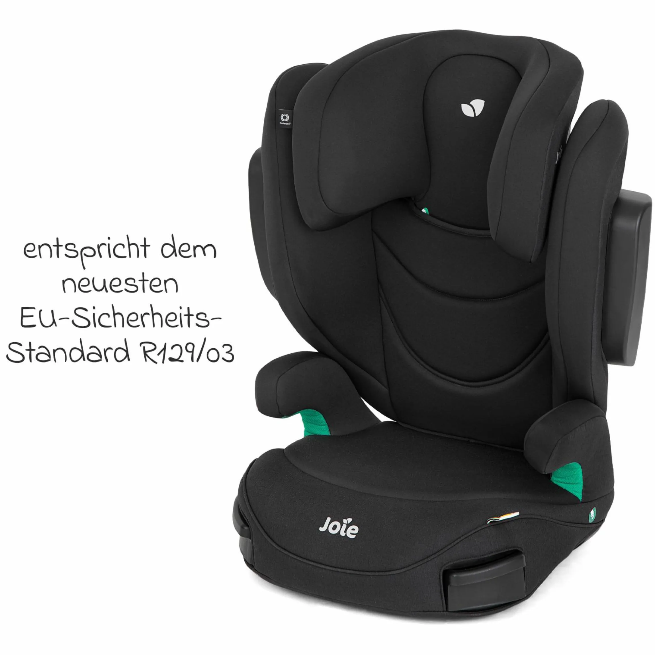 Kindersitz i-Trillo FX i-Size ab 3,5 Jahre - 12 Jahre (100 cm - 150 cm) inkl. Getränkehalter - Shale