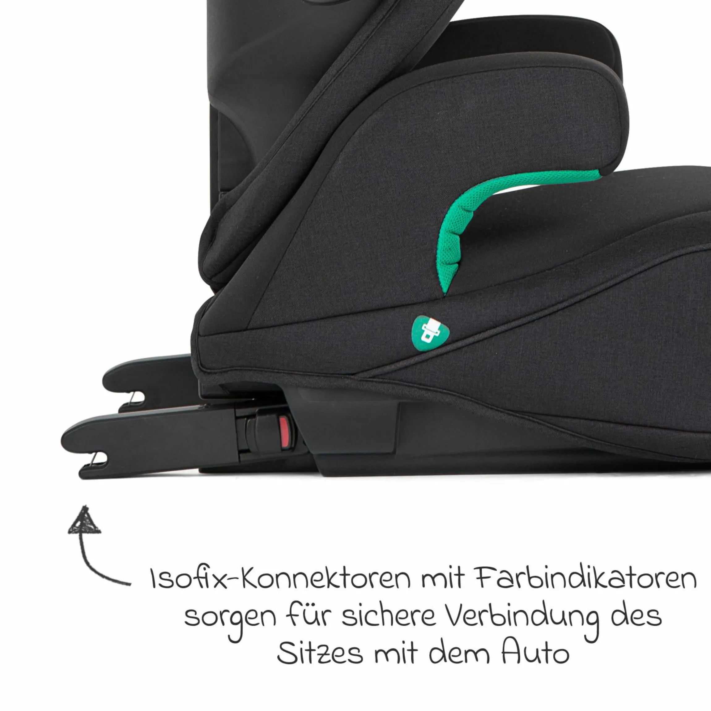 Kindersitz i-Trillo FX i-Size ab 3,5 Jahre - 12 Jahre (100 cm - 150 cm) inkl. Getränkehalter - Shale