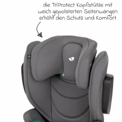 Kindersitz i-Trillo FX i-Size ab 3,5 Jahre - 12 Jahre (100 cm - 150 cm) inkl. Getränkehalter - Thunder