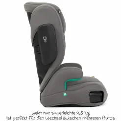 Kindersitz i-Trillo i-Size ab 3 Jahre - 12 Jahre (100 cm - 150 cm) inkl. Getränkehalter - Thunder - Kollektion 2025