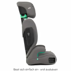 Kindersitz i-Trillo i-Size ab 3 Jahre - 12 Jahre (100 cm - 150 cm) inkl. Getränkehalter - Thunder - Kollektion 2025