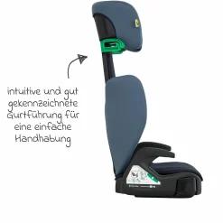 Kindersitz Junior Maxi i-Size R129 ab 3,5 Jahre - 12 Jahre (100 cm - 150 cm) inkl. Getränkehalter nur 3,5 kg leicht - Navy - Kollektion 2025