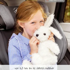 Kindersitz Kore i-Size ab 3,5 Jahre-12 Jahre (100-150 cm) mit SPS Plus Aufprallschutz & Isofix - Authentic Grey - Kollektion 2025