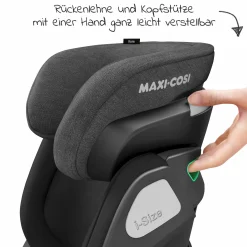 Kindersitz Kore i-Size ab 3,5 Jahre-12 Jahre (100-150 cm) mit SPS Plus Aufprallschutz & Isofix - Authentic Black - Kollektion 2025