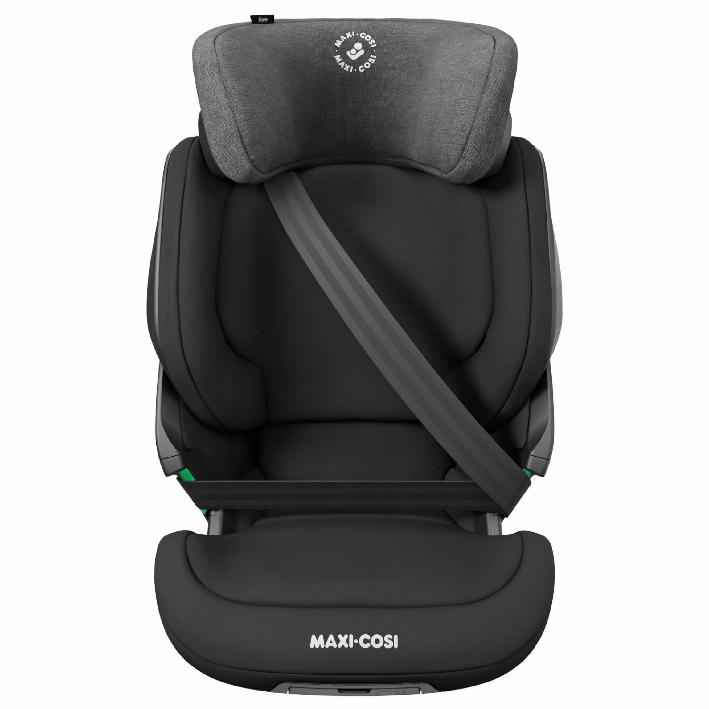 Kindersitz Kore i-Size ab 3,5 Jahre-12 Jahre (100-150 cm) mit SPS Plus Aufprallschutz & Isofix - Authentic Black - Kollektion 2025
