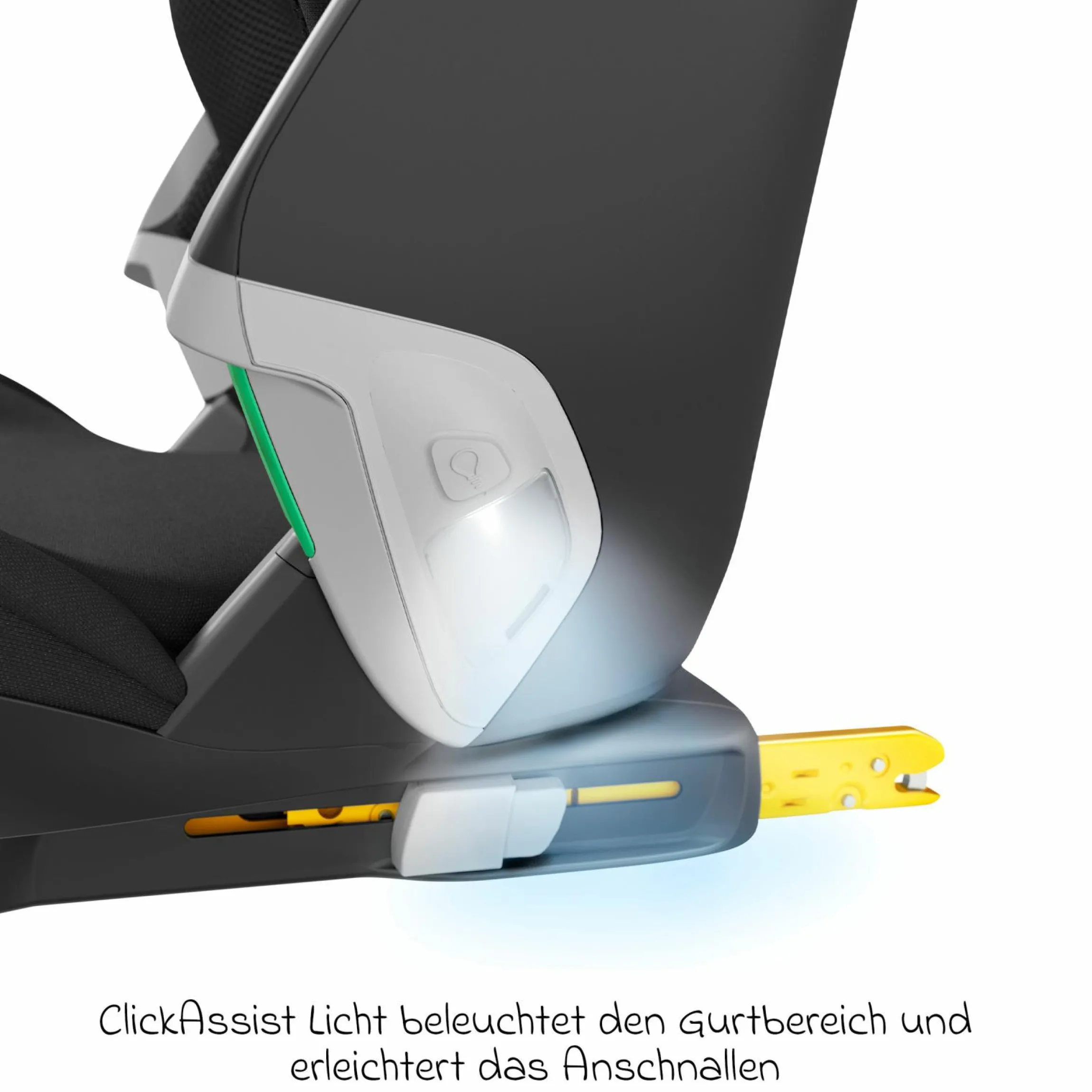 Kindersitz Kore Pro i-Size 3,5 Jahre-12 Jahre (100 cm -150 cm) mit SPS Plus Aufprallschutz & Isofix - Authentic Black