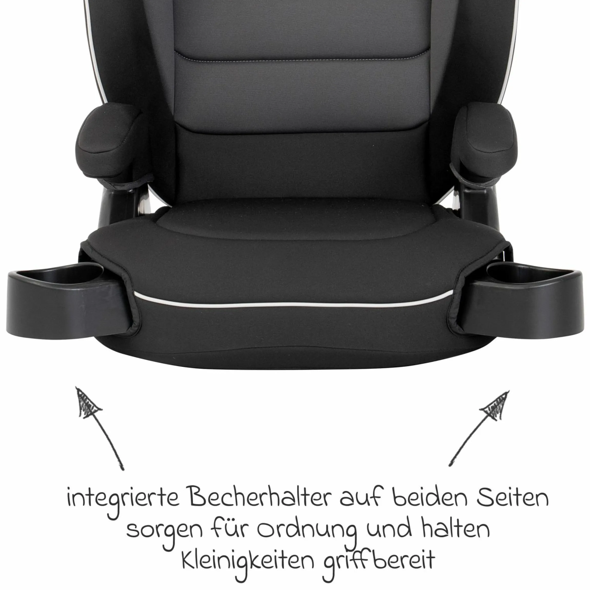 Kindersitz Logico L i-Size ab 3,5 Jahre - 12 Jahre (100 cm -150 cm) inkl. Getränkehalter - Midnight - Kollektion 2025