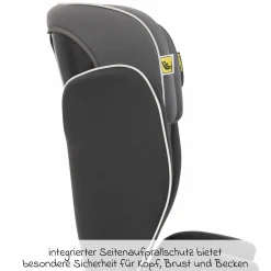 Kindersitz Logico L i-Size ab 3,5 Jahre - 12 Jahre (100 cm -150 cm) inkl. Getränkehalter - Midnight - Kollektion 2025