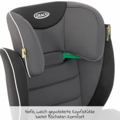 Kindersitz Logico L i-Size ab 3,5 Jahre - 12 Jahre (100 cm -150 cm) inkl. Getränkehalter - Midnight - Kollektion 2025