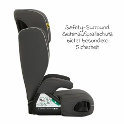 Kindersitz Logico L i-Size ab 3,5 Jahre - 12 Jahre (100 cm - 150 cm) inkl. Getränkehalter - Iron - Kollektion 2025