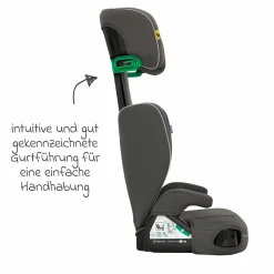 Kindersitz Logico L i-Size ab 3,5 Jahre - 12 Jahre (100 cm - 150 cm) inkl. Getränkehalter - Iron - Kollektion 2025