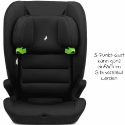 Kindersitz Lupo i-Size ab 15 Monate - 12 Jahre (76 cm - 150 cm) - Black - Kollektion 2025
