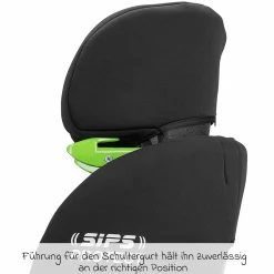 Kindersitz Lupo i-Size ab 15 Monate - 12 Jahre (76 cm - 150 cm) - Black - Kollektion 2025