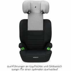 Kindersitz Musca i-Size ab 3 Jahre - 12 Jahre (100 cm - 150 cm) - Grey Melange - Kollektion 2025