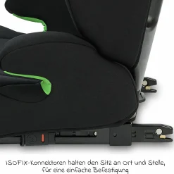 Kindersitz Musca Isofix i-Size ab 3 Jahre - 12 Jahre (100 cm - 150 cm) mit Isofix - Black - Kollektion 2025