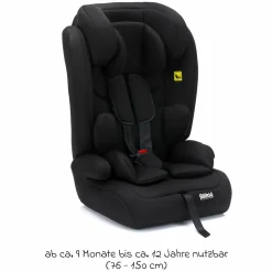 Kindersitz Oli i-Size 9 Monate - 12 Jahre (76 cm - 150 cm) - Schwarz
