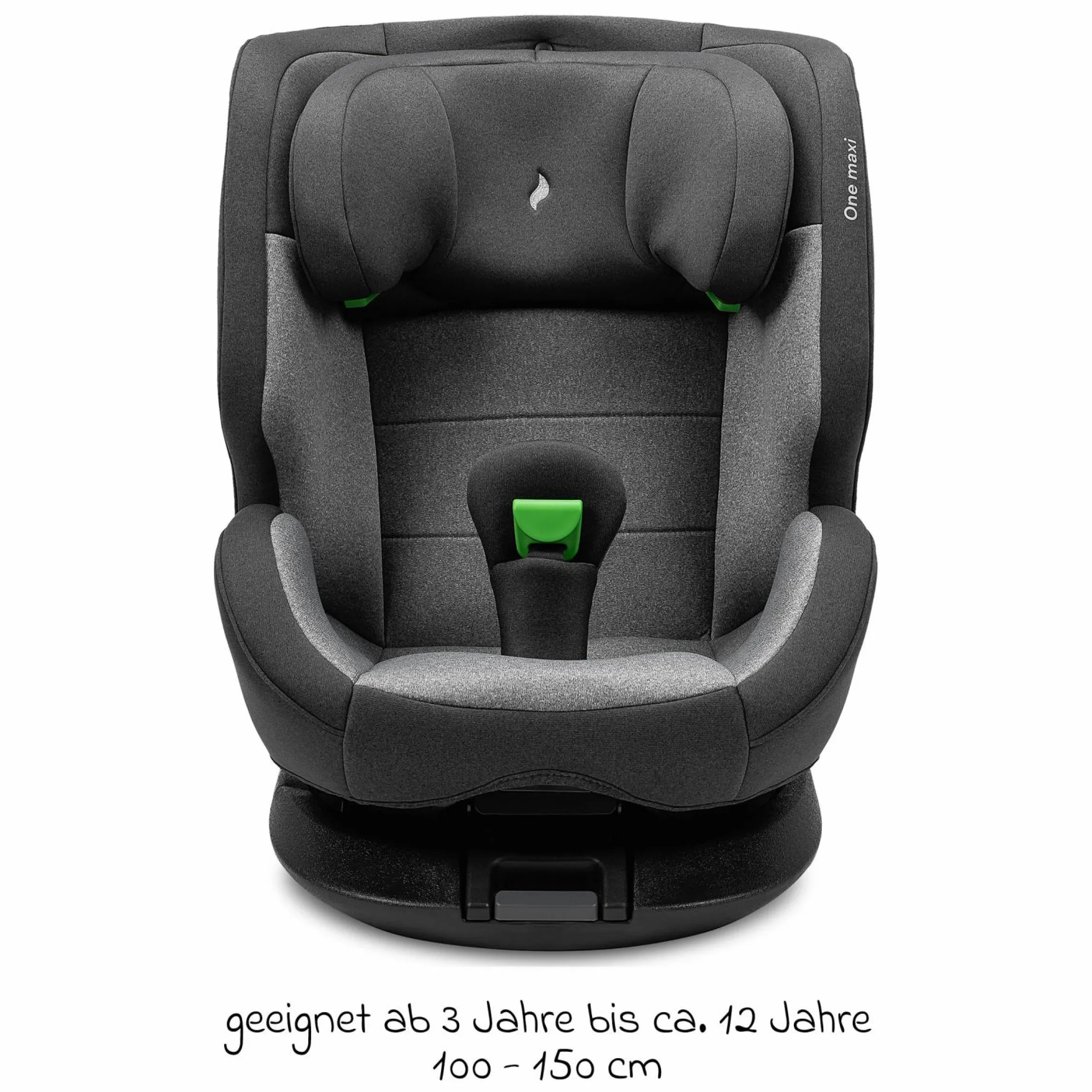 Kindersitz One maxi ab 3 Jahre - 12 Jahre (100 cm - 150 cm) drehbar bis 180° inkl. Isofix-Basis - Universe Grey - Kollektion 2025