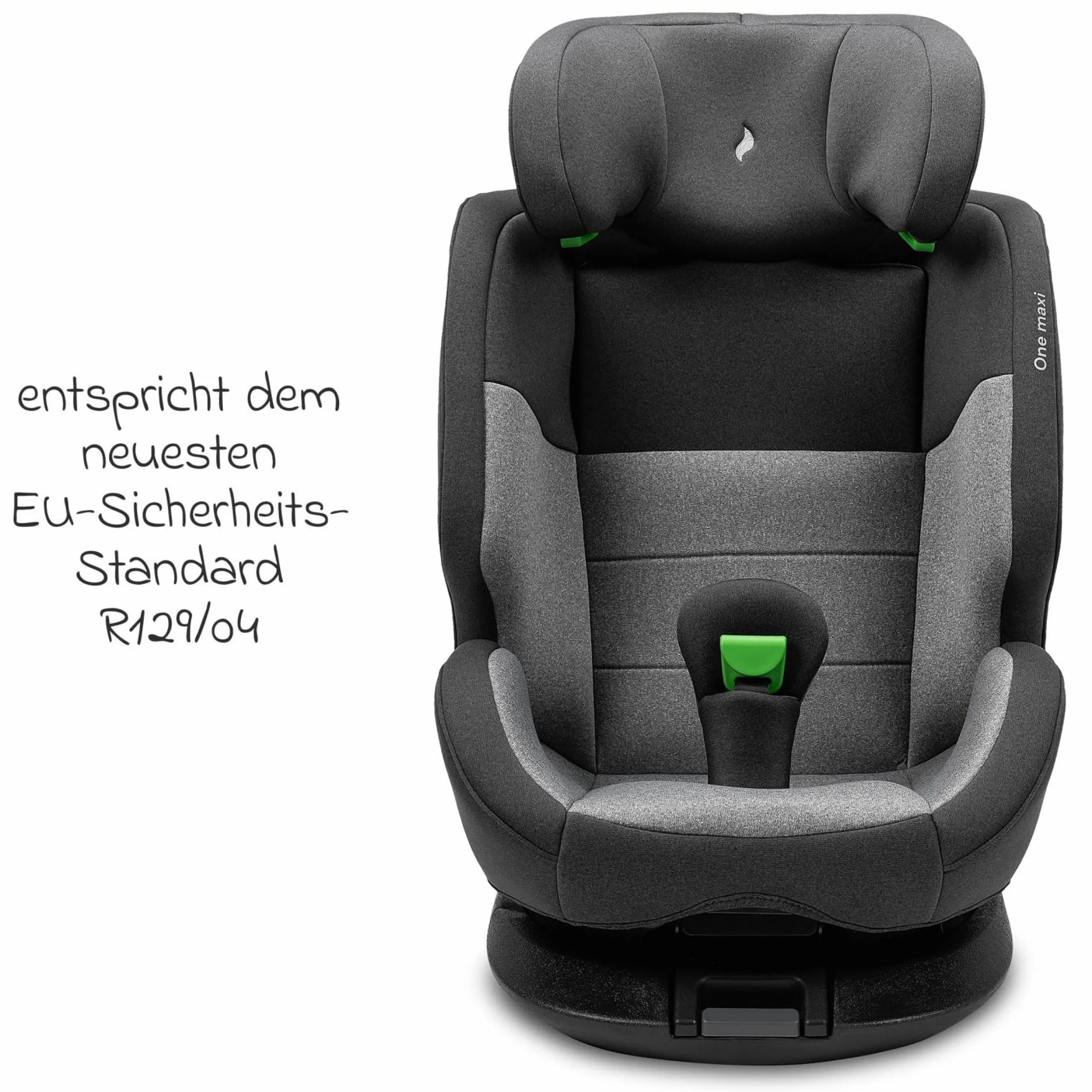 Kindersitz One maxi ab 3 Jahre - 12 Jahre (100 cm - 150 cm) drehbar bis 180° inkl. Isofix-Basis - Universe Grey - Kollektion 2025