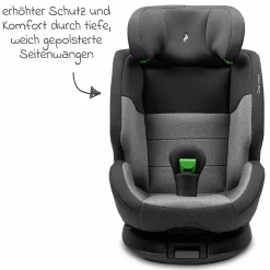 Kindersitz One maxi ab 3 Jahre - 12 Jahre (100 cm - 150 cm) drehbar bis 180° inkl. Isofix-Basis - Universe Grey - Kollektion 2025