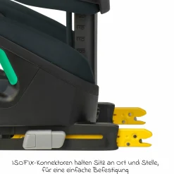 Kindersitz RodiFix M i-Size ab 3,5 Jahre - 12 Jahre (100 cm -150 cm (15-36 kg) mit G-Cell Seitenaufprallschutz & Isofix - Basic Grey - Kollektion 2025