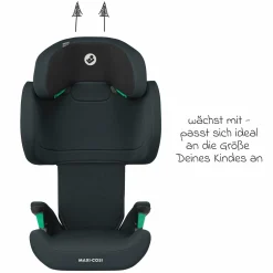 Kindersitz RodiFix M i-Size ab 3,5 Jahre - 12 Jahre (100 cm -150 cm (15-36 kg) mit G-Cell Seitenaufprallschutz & Isofix - Basic Grey - Kollektion 2025