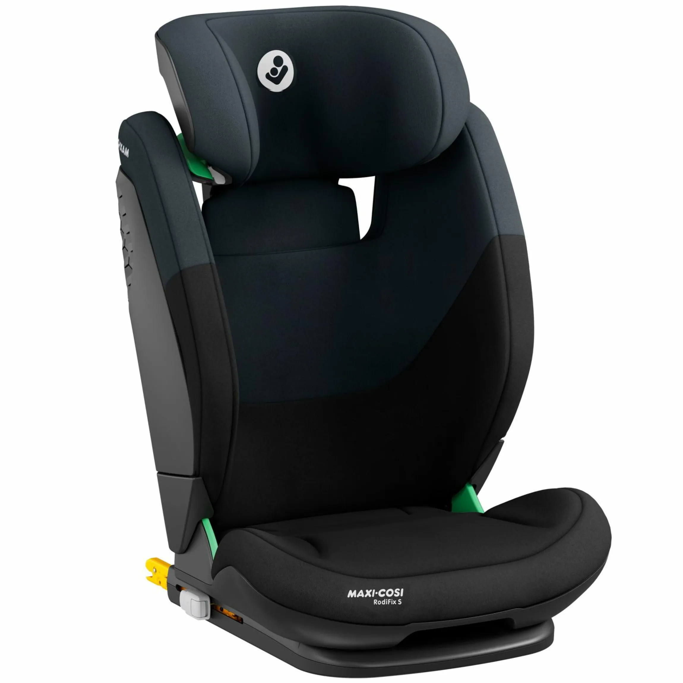 Kindersitz RodiFix S i-Size ab 3,5 Jahre - 12 Jahre (100 cm - 150 cm) (15-36 kg) mit G-Cell Seitenaufprallschutz & Isofix - Tonal Black