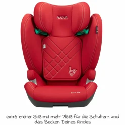 Kindersitz Sora-Fix i-Size ab 3,5 Jahre - 12 Jahre (100 cm - 150 cm) mit Isofix nur 5,5 kg - Maple Red