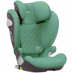 Kindersitz Sora-Fix i-Size ab 3,5 Jahre - 12 Jahre (100 cm - 150 cm) mit Isofix nur 5,5 kg - Lime Green