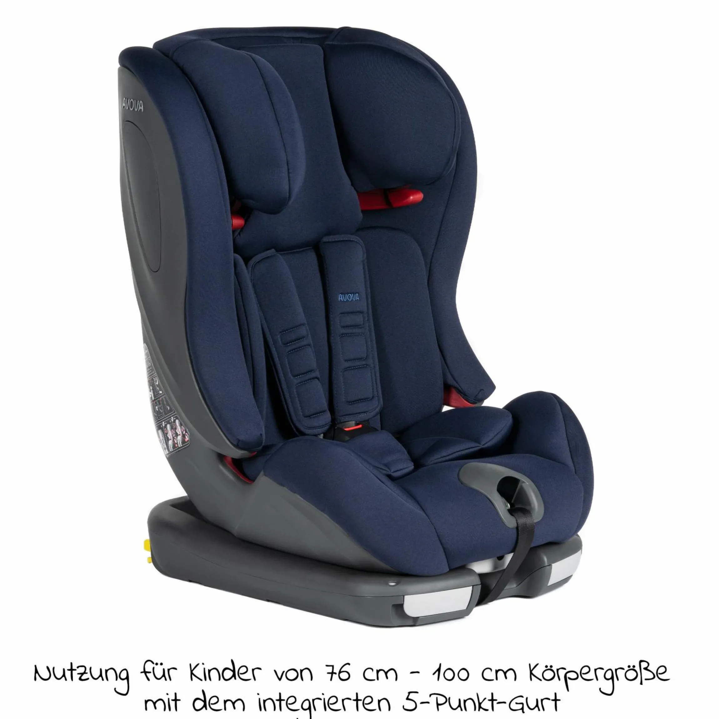 Kindersitz Sperling-Fix i-Size 76 cm - 150 cm / ab 15 Monate bis 12 Jahre mit Isofix & Top Tether - Atlantic Blue - Kollektion 2024