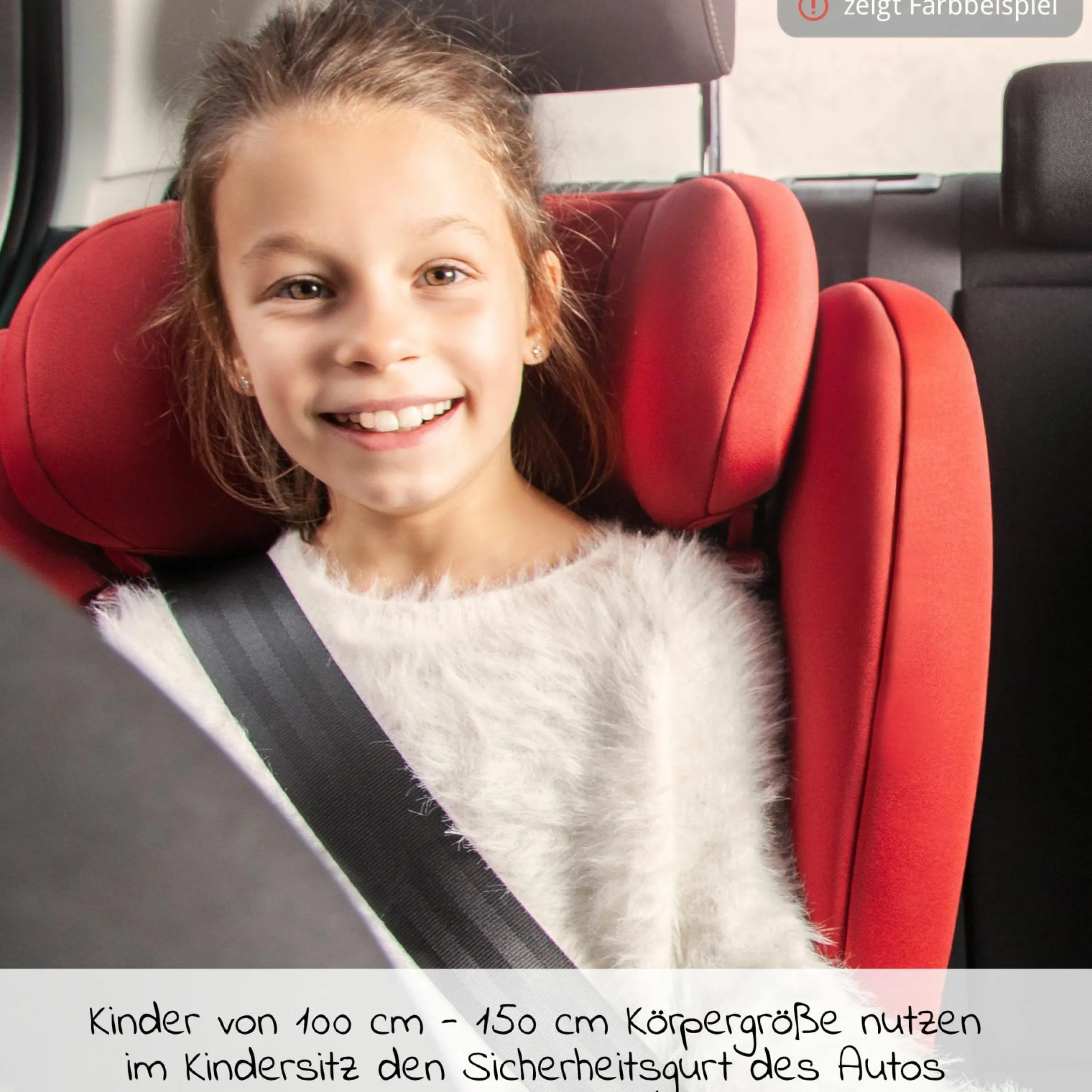 Kindersitz Sperling-Fix i-Size 76 cm - 150 cm / ab 15 Monate bis 12 Jahre mit Isofix & Top Tether - Koala Grey - Kollektion 2024