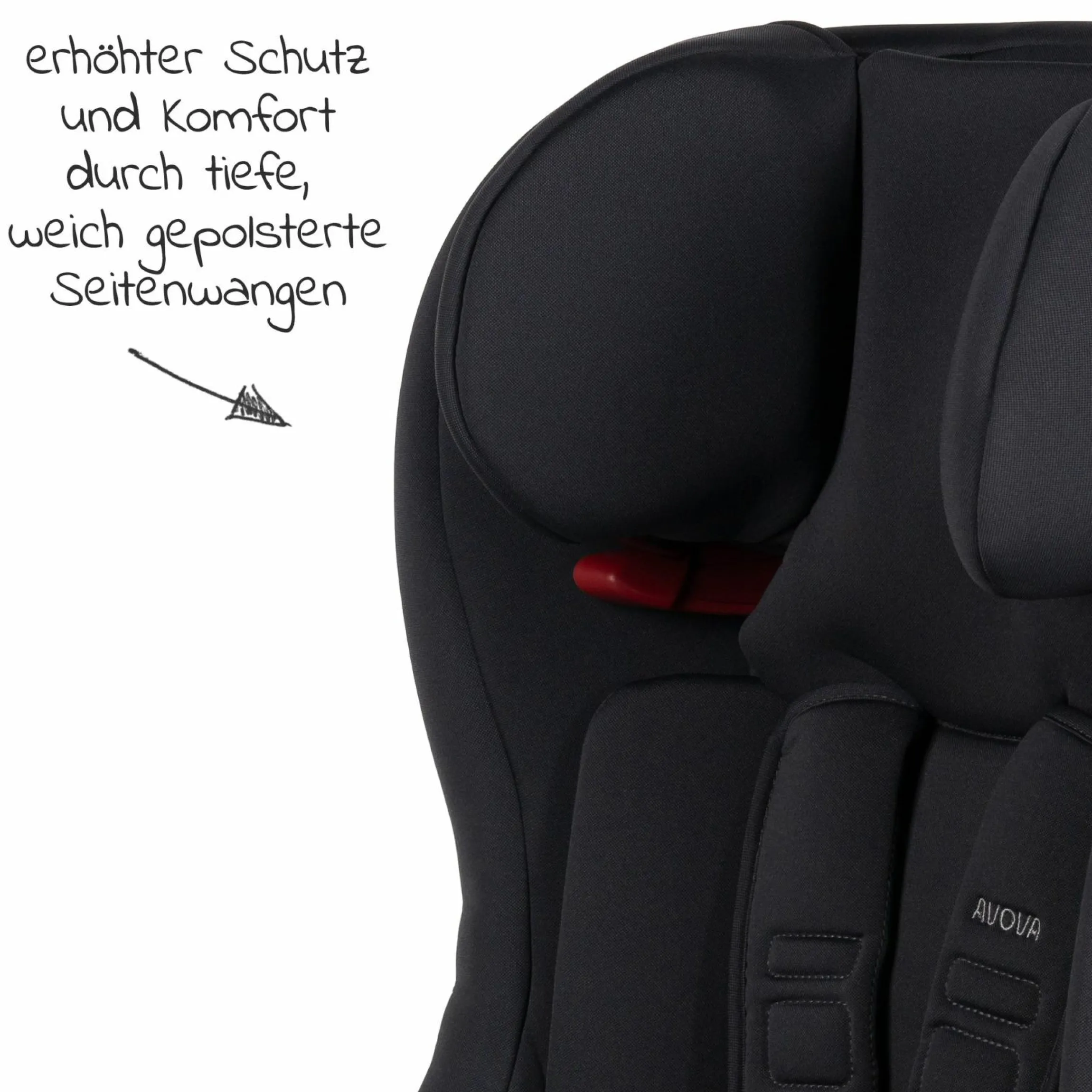 Kindersitz Sperling-Fix i-Size 76 cm - 150 cm / ab 15 Monate bis 12 Jahre mit Isofix & Top Tether - Koala Grey - Kollektion 2024