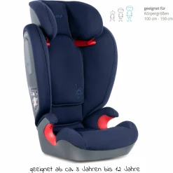 Kindersitz Star i-Size 100 cm - 150 cm / 3 Jahre bis 12 Jahre - Atlantic Blue - Atlantic Blue - Kollektion 2025