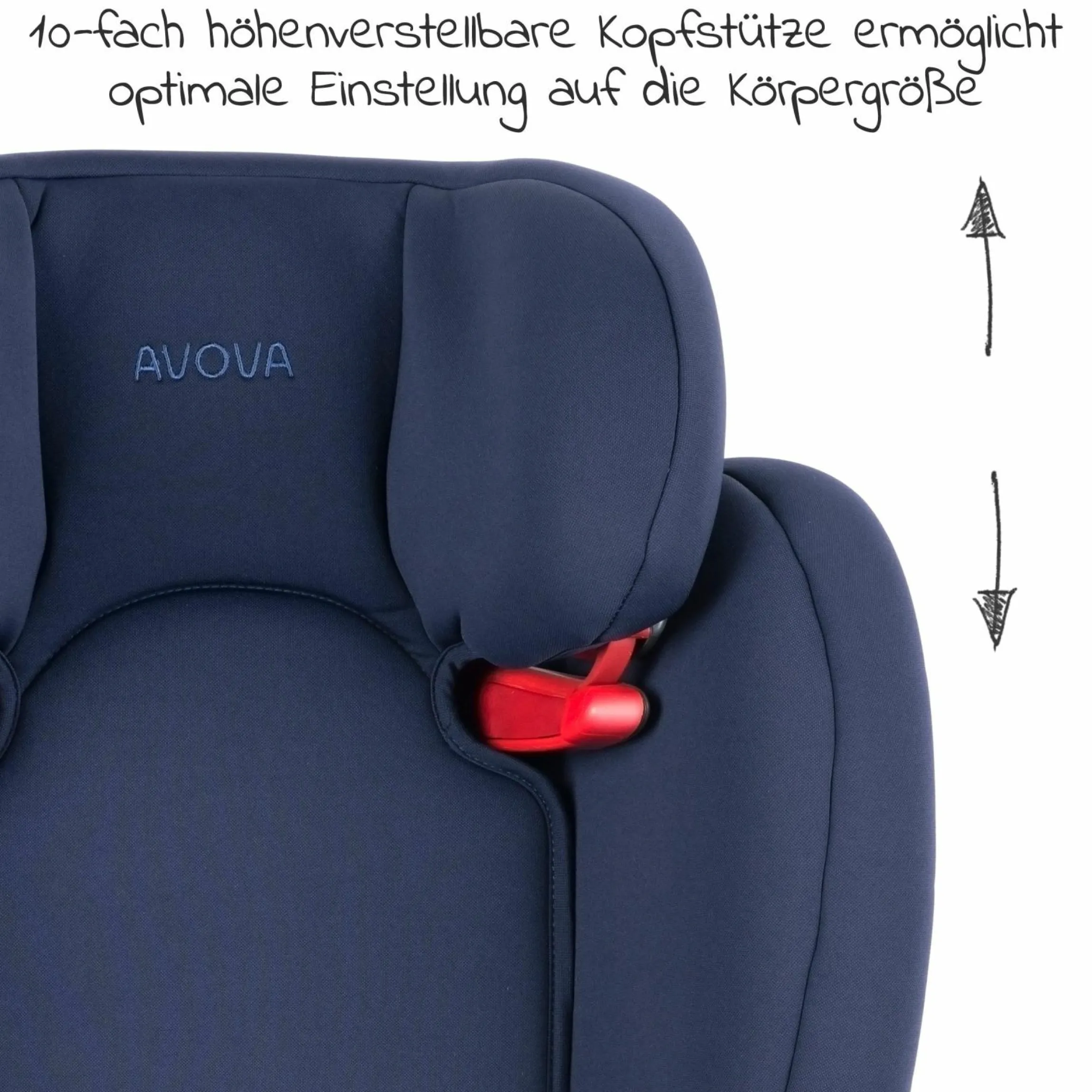 Kindersitz Star i-Size 100 cm - 150 cm / 3 Jahre bis 12 Jahre - Atlantic Blue - Atlantic Blue - Kollektion 2025