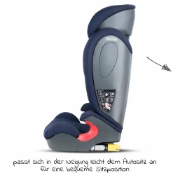 Kindersitz Star-Fix i-Size 100 cm - 150 cm / 3 Jahre bis 12 Jahre mit Isofix - Atlantic Blue - Kollektion 2025