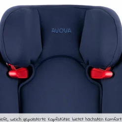 Kindersitz Star-Fix i-Size 100 cm - 150 cm / 3 Jahre bis 12 Jahre mit Isofix - Atlantic Blue - Kollektion 2025