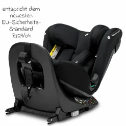 Kindersitz Taos 360 midi 15 Monate - 12 Jahre (76 cm - 150 cm) drehbar inkl. Isofix-Basis & Toptether - Black - Kollektion 2025