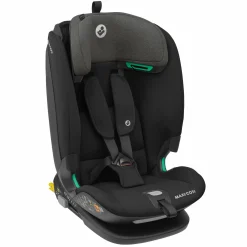 Kindersitz Titan Plus i-Size ab 15 Monate - 12 Jahre (76 cm-150 cm) (9-36 kg) mit G-Cell Seitenaufprallschutz, Isofix & Top Tether - Authentic Black - Kollektion 2025