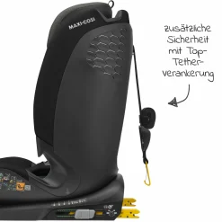 Kindersitz Titan Plus i-Size ab 15 Monate - 12 Jahre (76 cm-150 cm) (9-36 kg) mit G-Cell Seitenaufprallschutz, Isofix & Top Tether - Authentic Black - Kollektion 2025