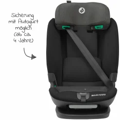 Kindersitz Titan Plus i-Size ab 15 Monate - 12 Jahre (76 cm-150 cm) (9-36 kg) mit G-Cell Seitenaufprallschutz, Isofix & Top Tether - Authentic Black - Kollektion 2025